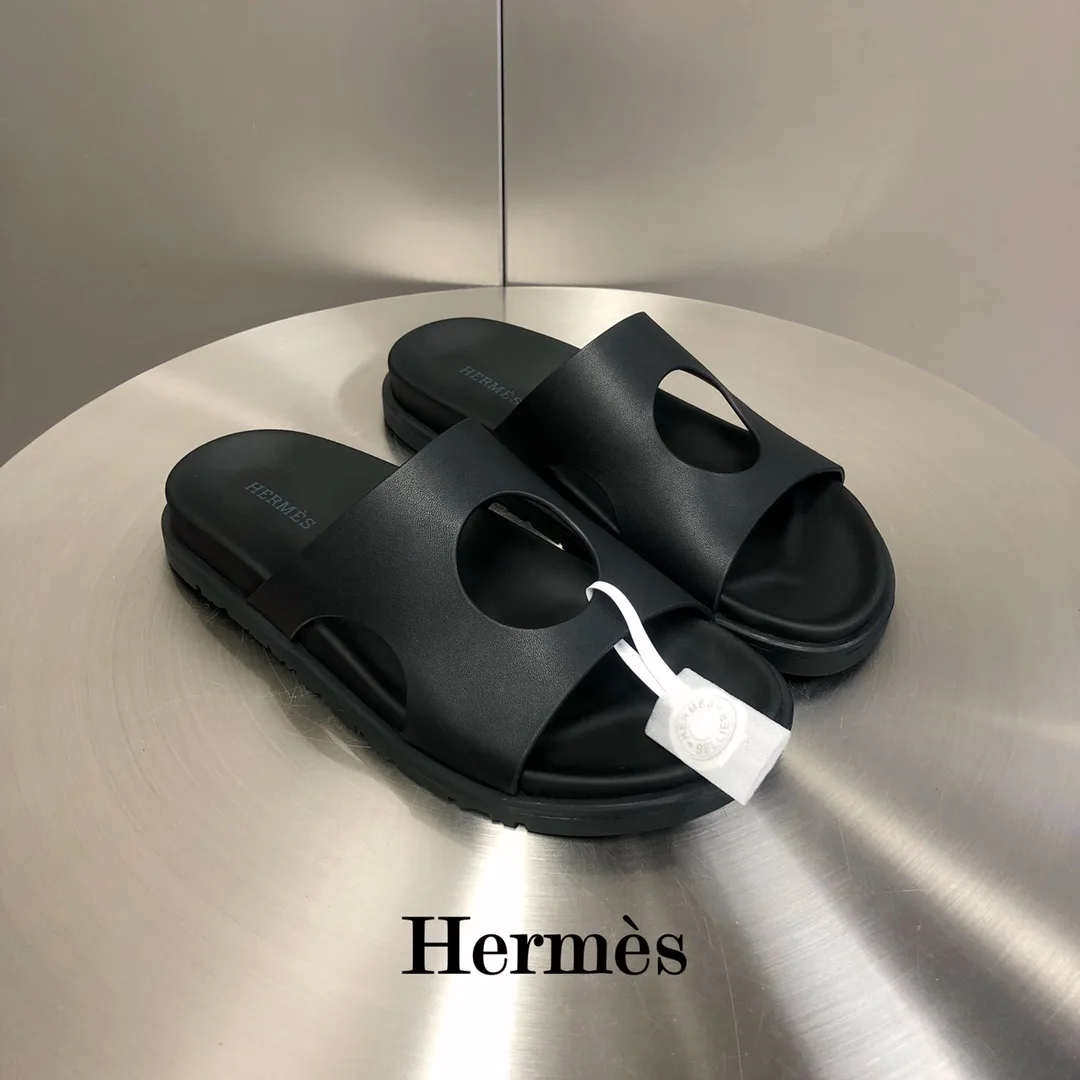 Hermes Edith Sandal Black - Image 5