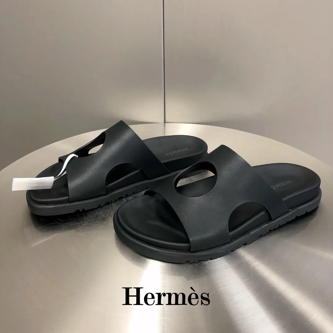 Hermes Edith Sandal Black - Image 4