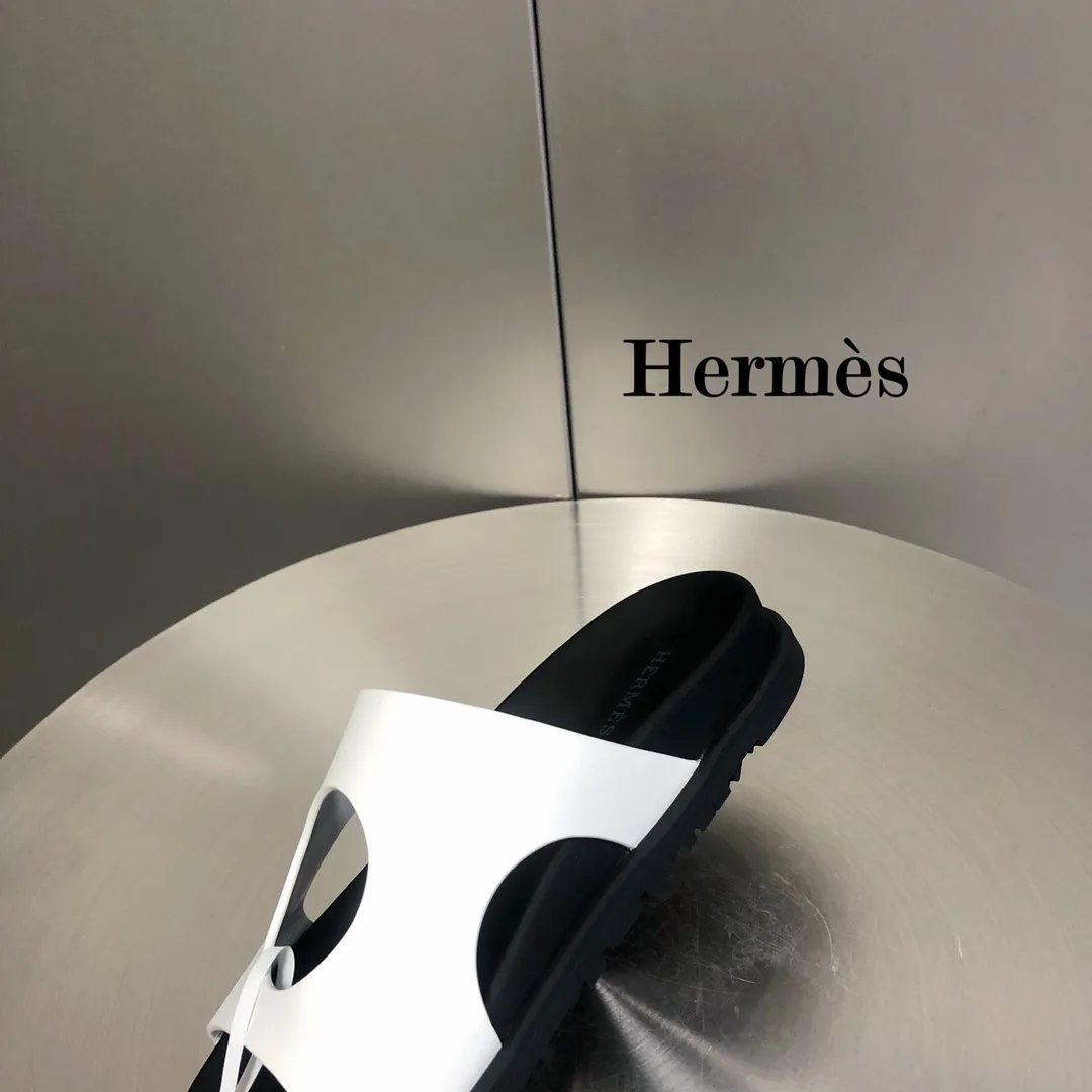 Hermes Edith Sandal White - Image 3