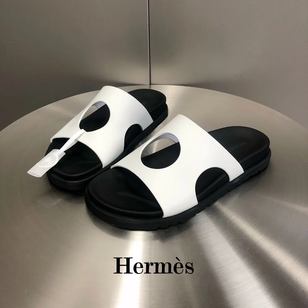 Alternative view of Hermes Edith Sandal White
