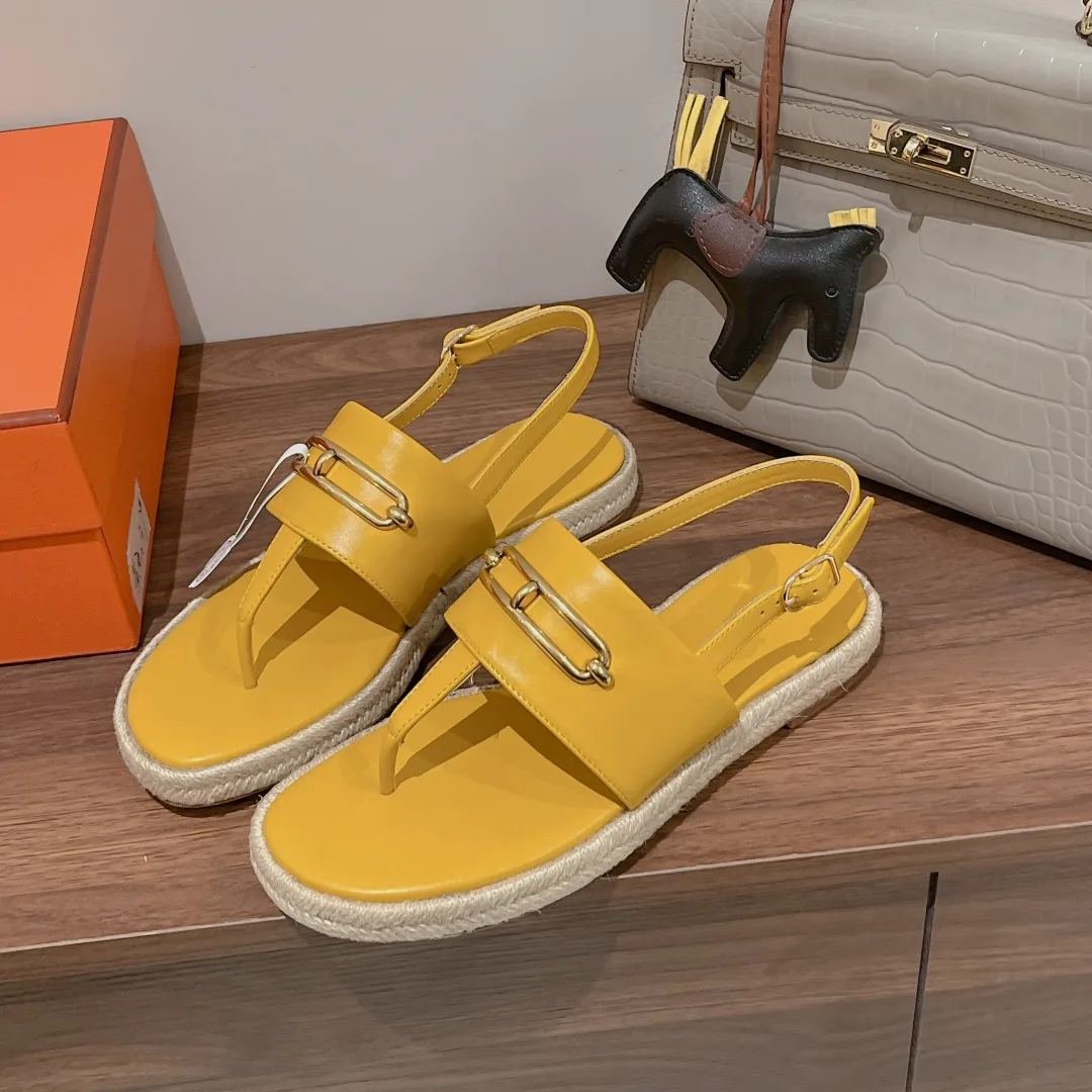 Alternative view of Hermes Eloise Espadrille Yellow