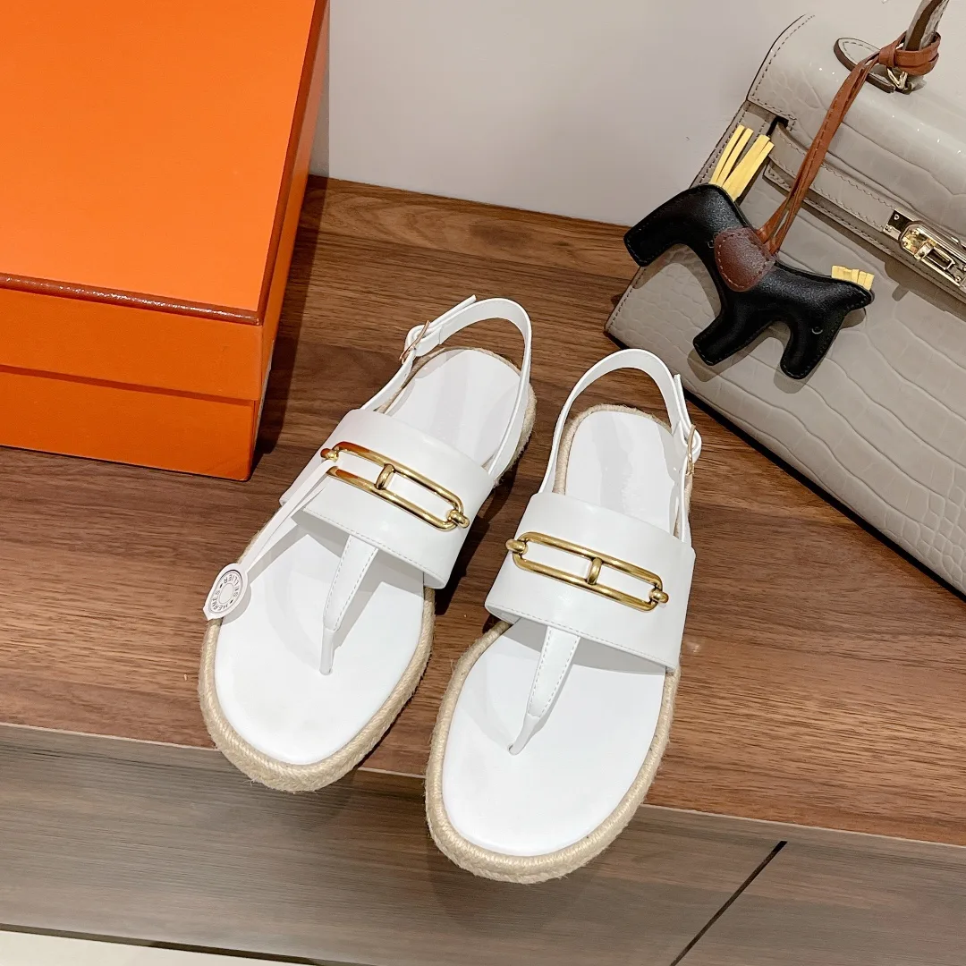Alternative view of Hermes Eloise Espadrille White
