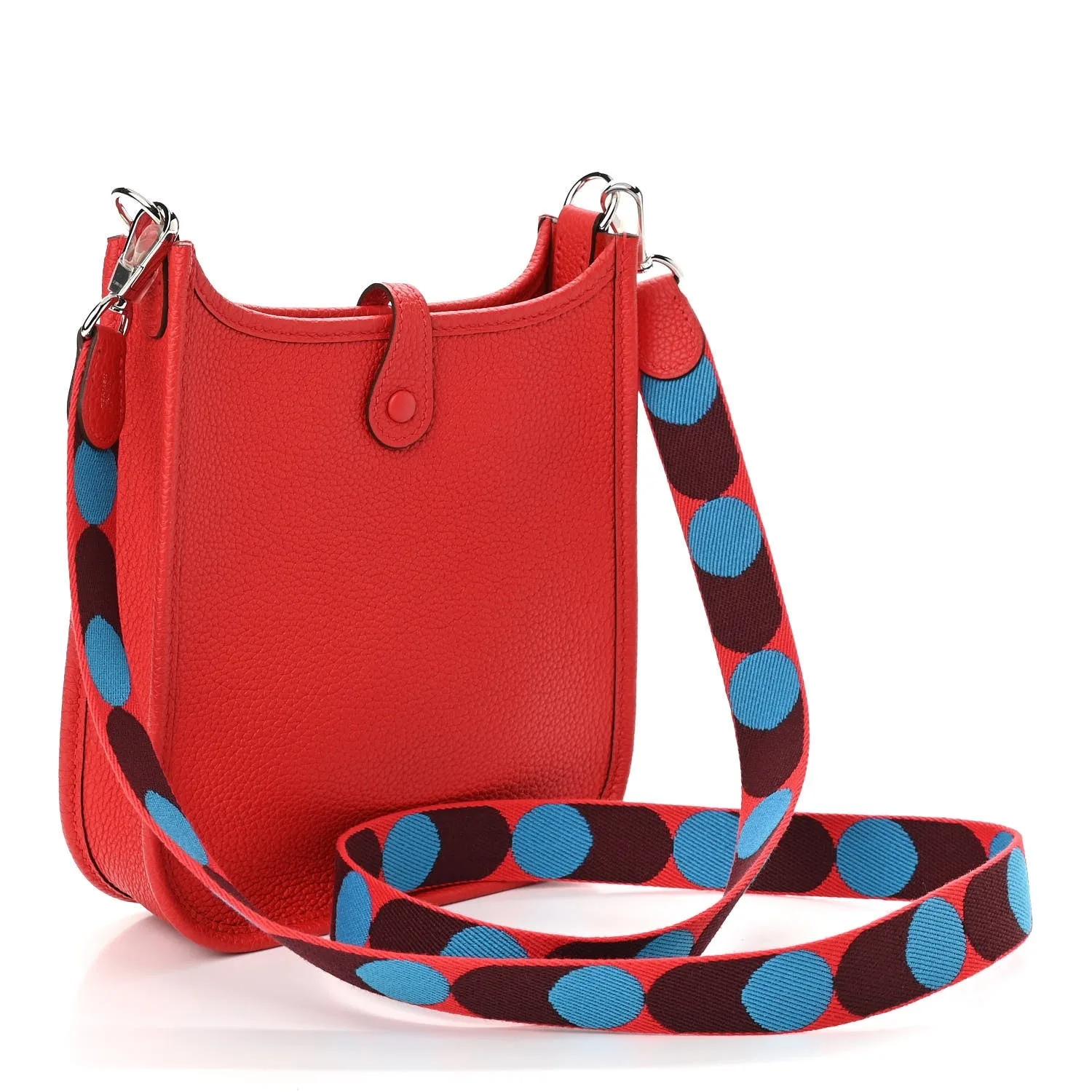 Hermes Evelyne 16 Amazone Shoulder Bag / Rouge Palladium Hardware - Image 5