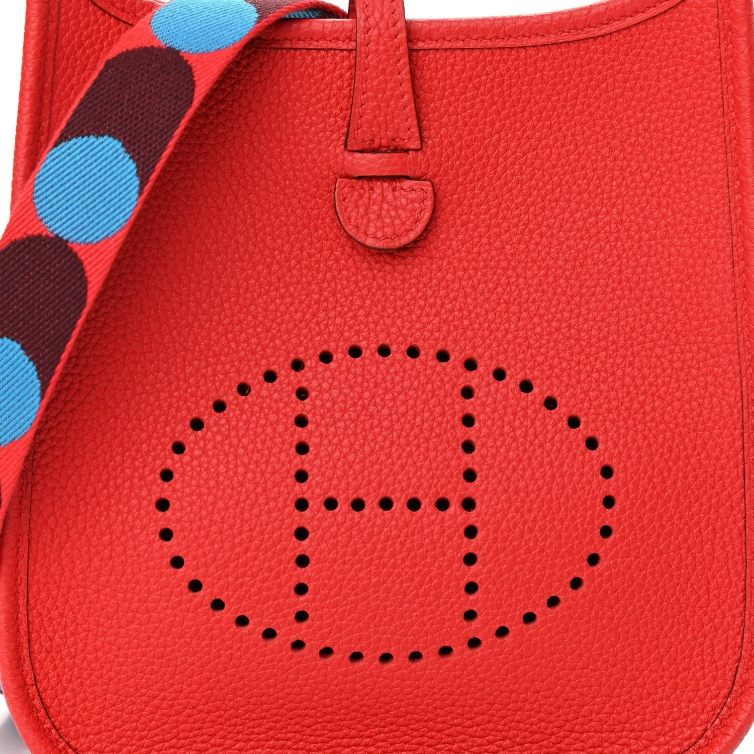 Hermes Evelyne 16 Amazone Shoulder Bag / Rouge Palladium Hardware - Image 4