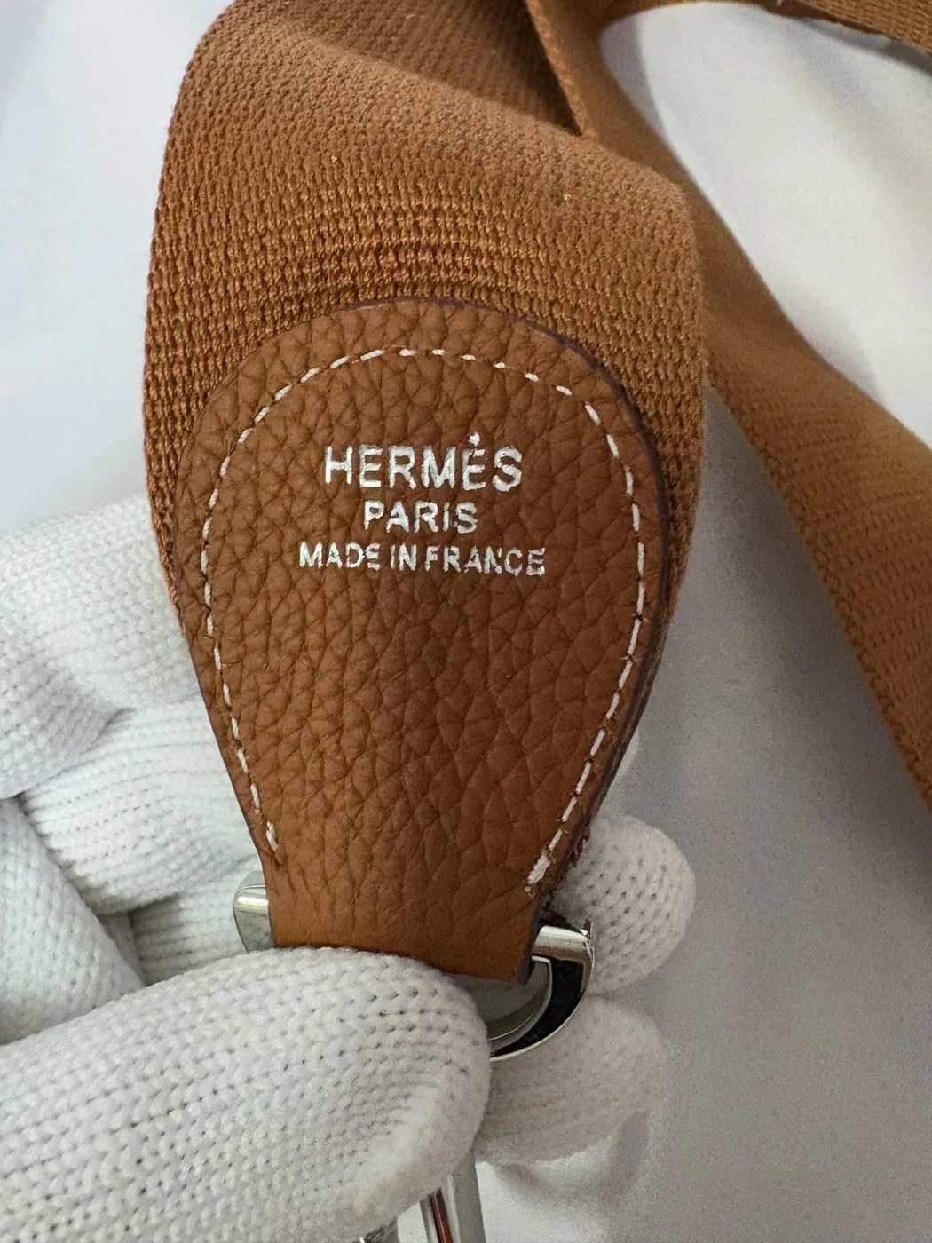 Hermes Evelyne III 29 Bag Brown With Silver-Toned Hardware - Image 3