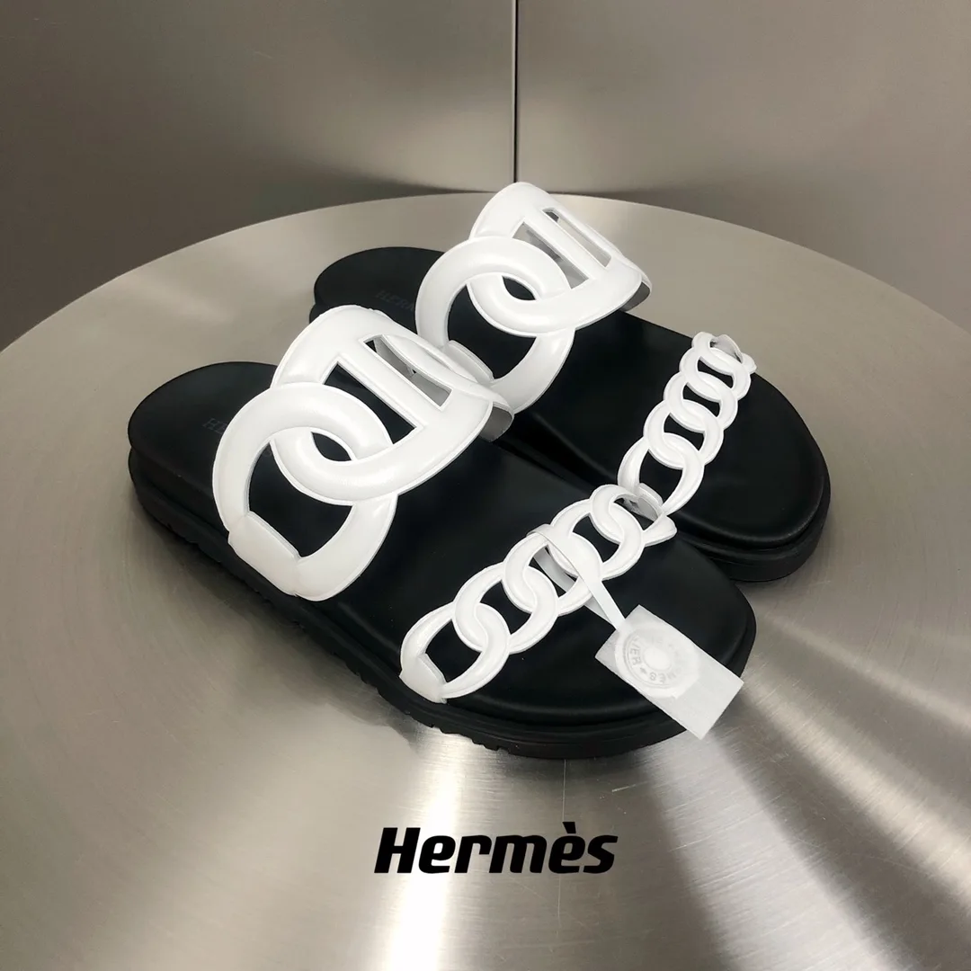 Hermes Extra Sandal White - Image 10