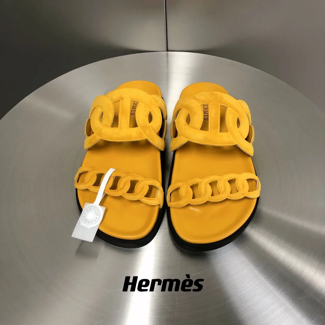 Hermes Extra Sandal Yellow - Image 10