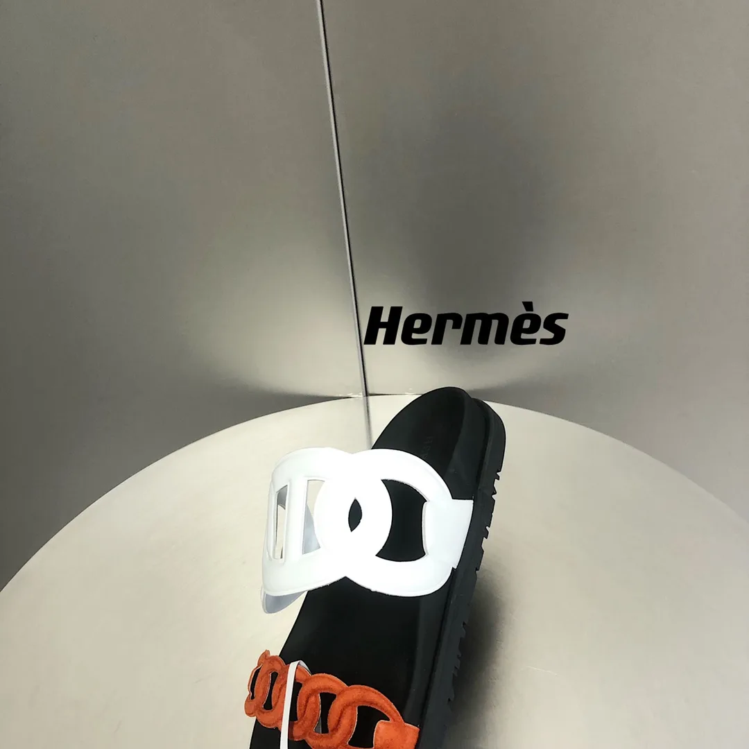 Hermes Extra Sandal Red/White - Image 10