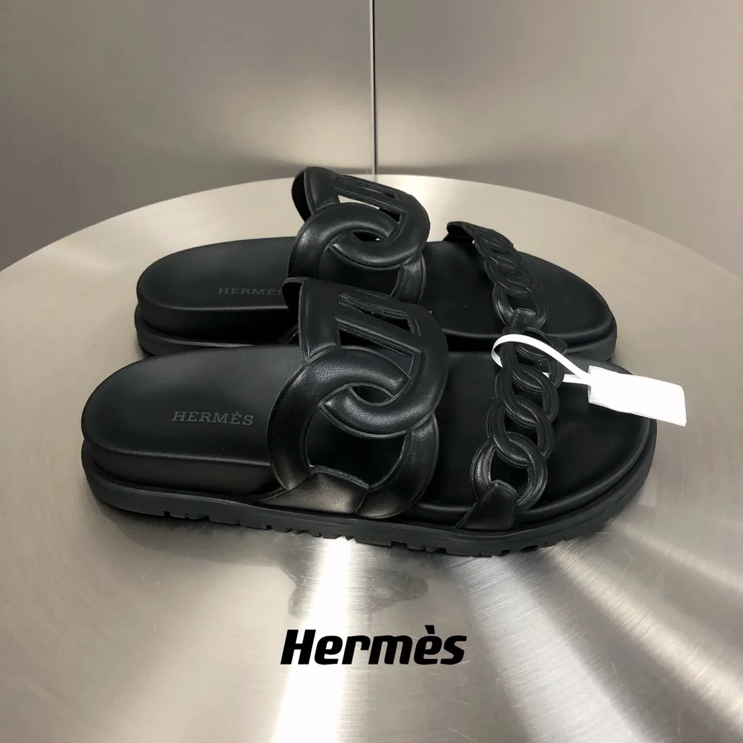 Hermes Extra Sandal Black - Image 8