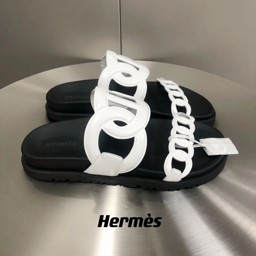 Hermes Extra Sandal White - Image 8
