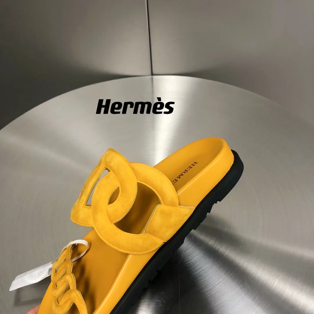Hermes Extra Sandal Yellow - Image 8