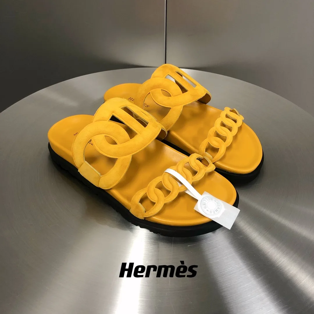 Hermes Extra Sandal Yellow - Image 6