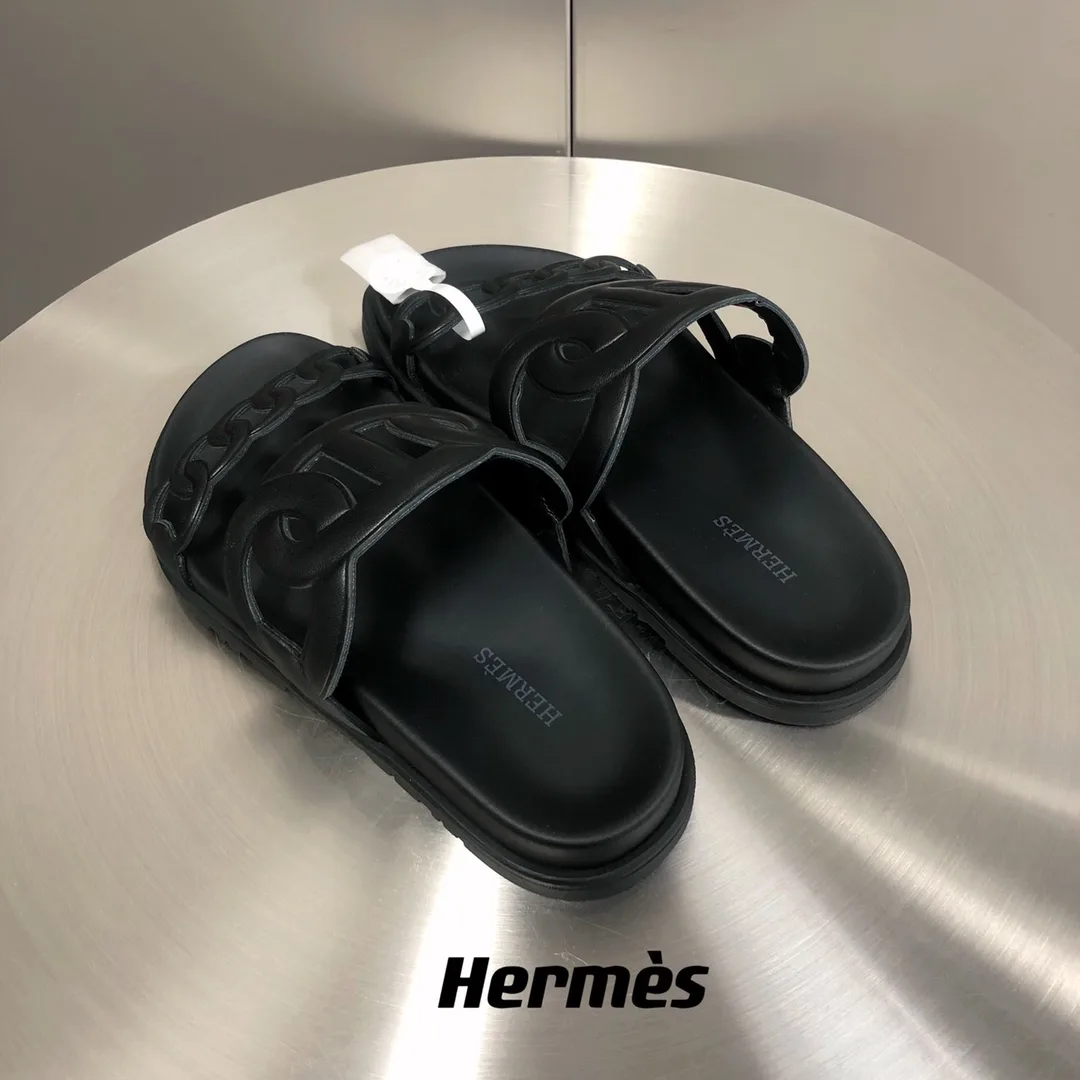 Hermes Extra Sandal Black - Image 6