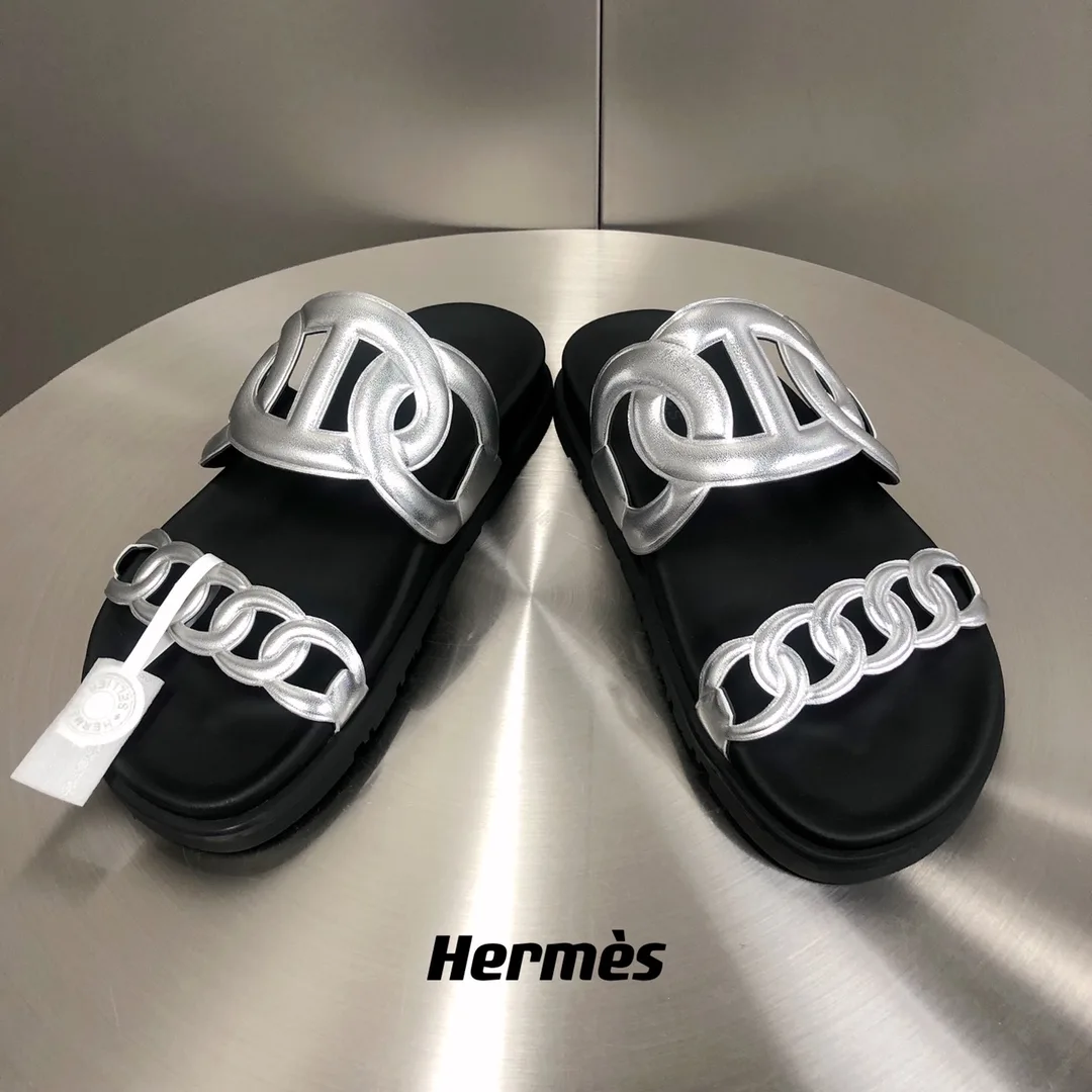 Hermes Extra Sandal Silver - Image 6