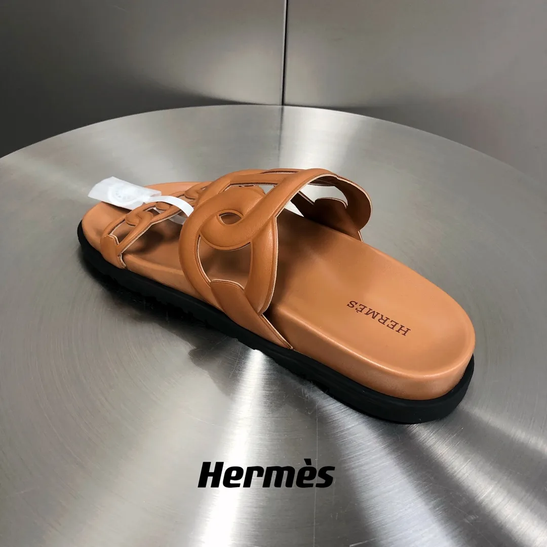 Hermes Extra Sandal Brown - Image 6