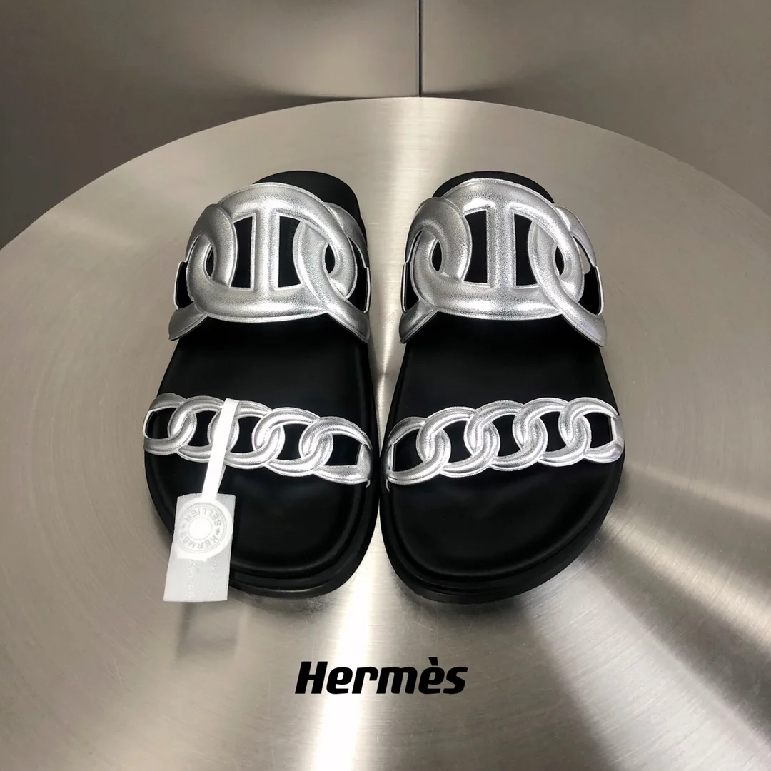 Hermes Extra Sandal Silver - Image 5