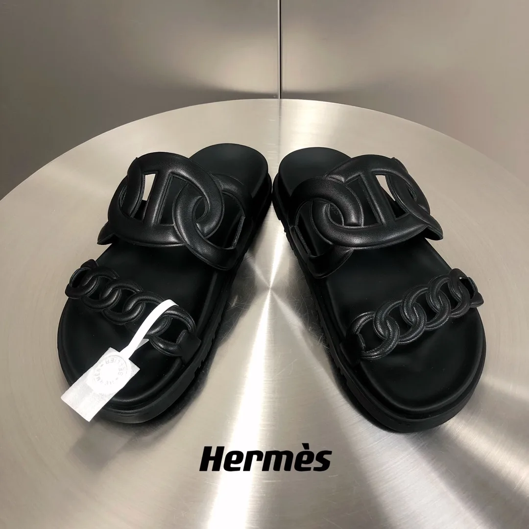 Hermes Extra Sandal Black - Image 5