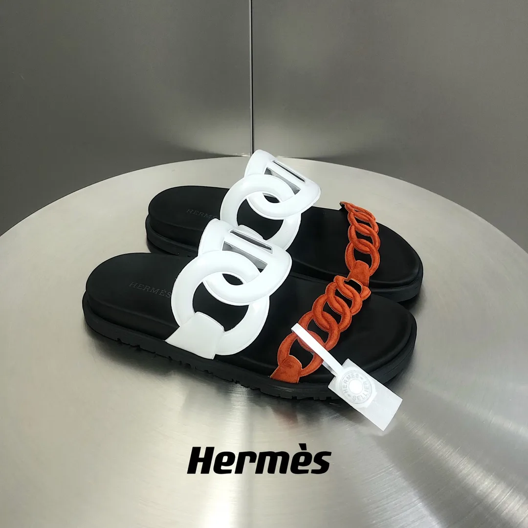Hermes Extra Sandal Red/White - Image 6
