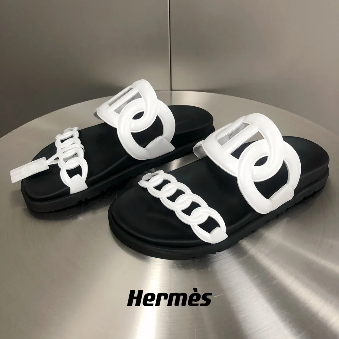 Hermes Extra Sandal White - Image 5