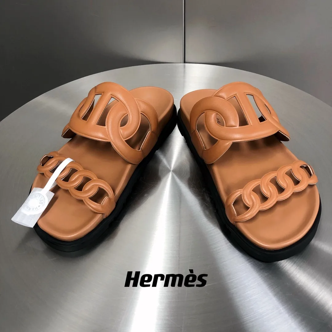 Hermes Extra Sandal Brown - Image 5