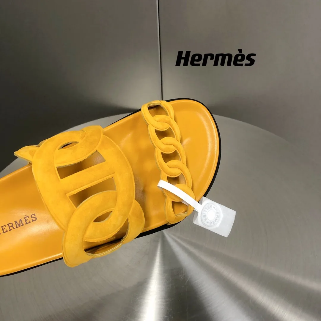 Hermes Extra Sandal Yellow - Image 4