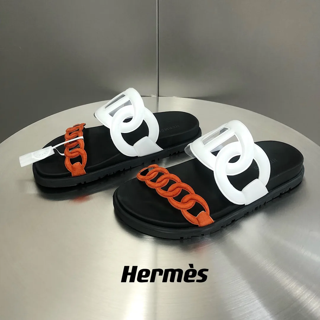 Hermes Extra Sandal Red/White - Image 5