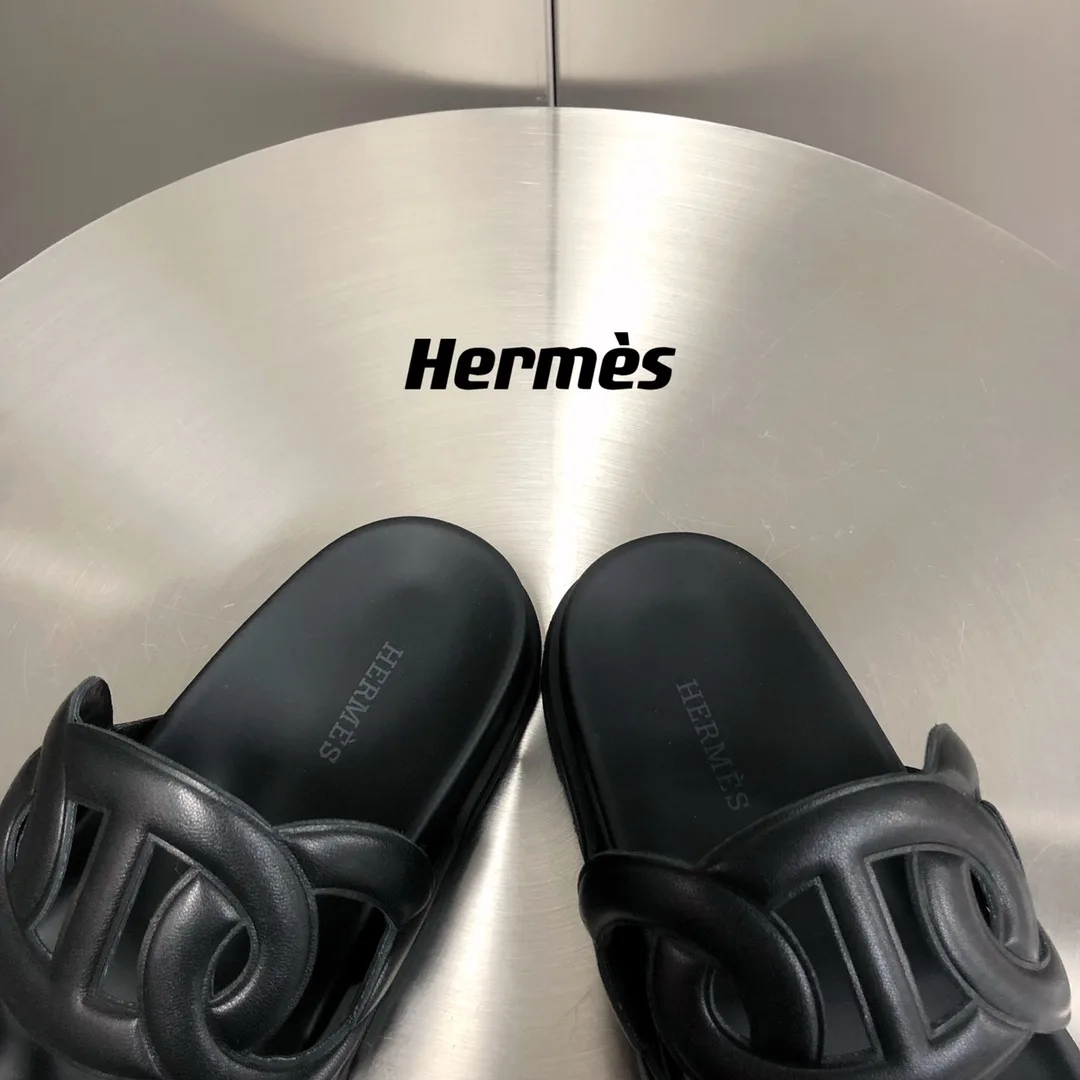 Hermes Extra Sandal Black - Image 4