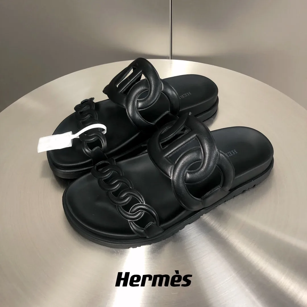 Hermes Extra Sandal Black - Image 3