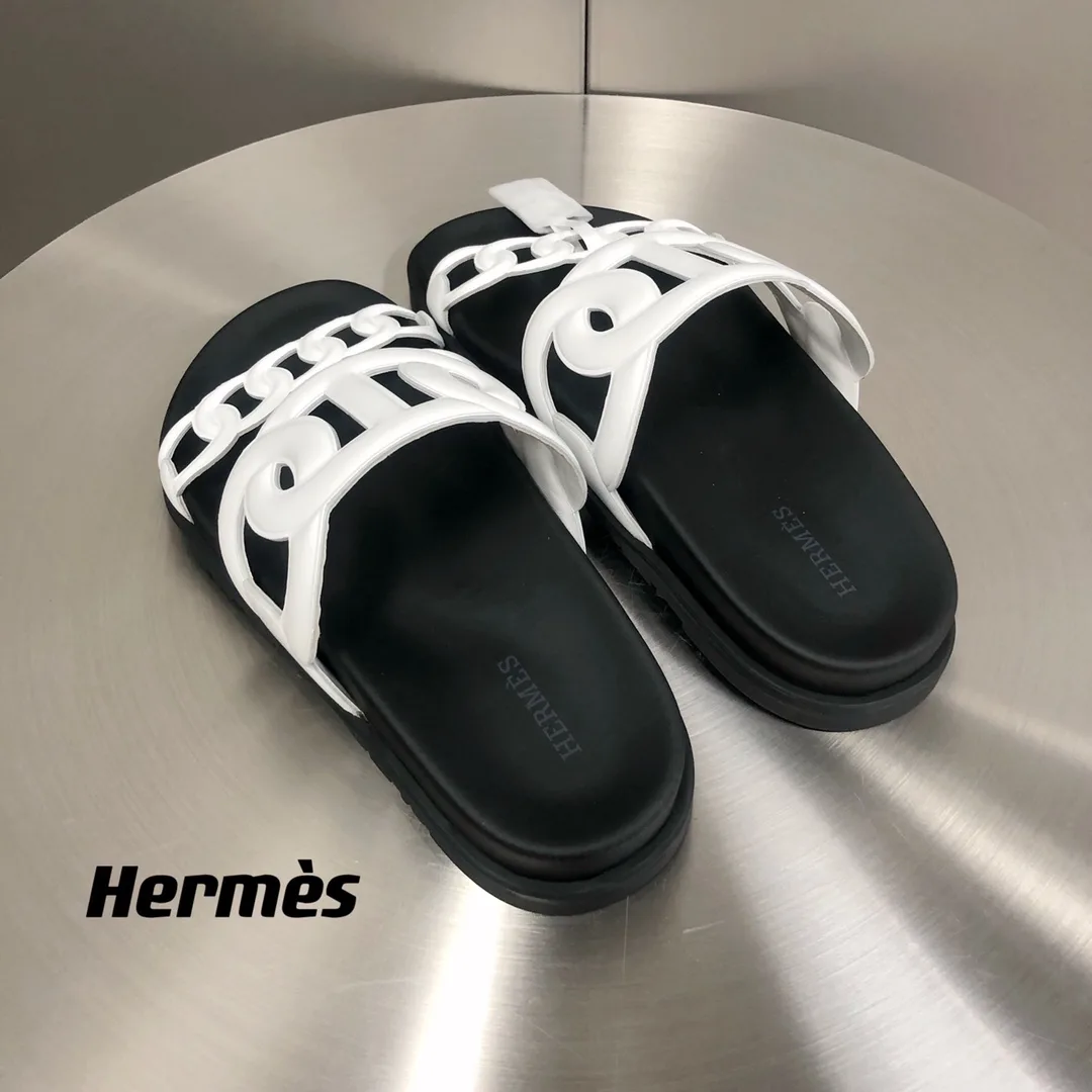 Hermes Extra Sandal White - Image 4