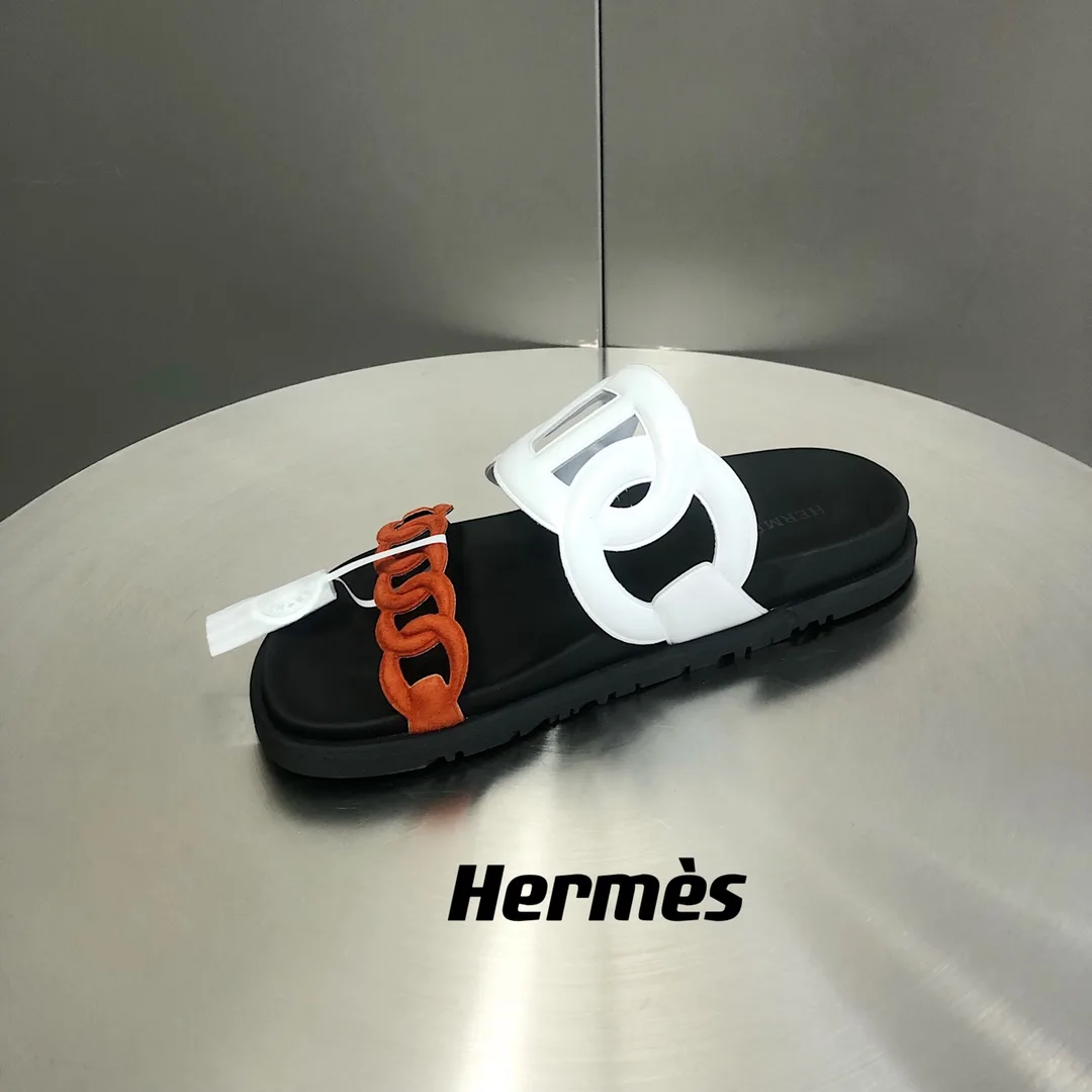 Hermes Extra Sandal Red/White - Image 4