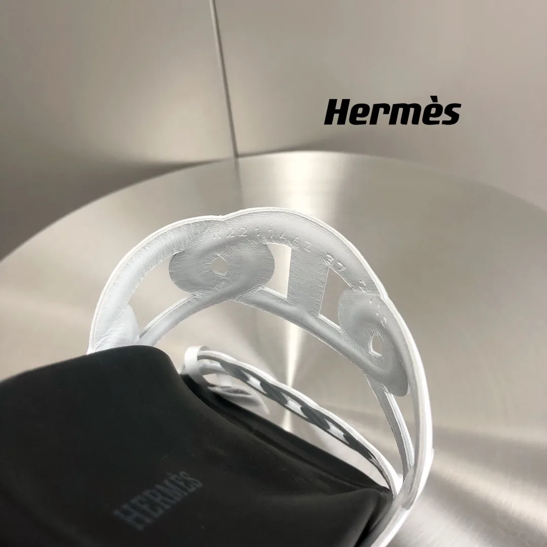 Hermes Extra Sandal White - Image 3