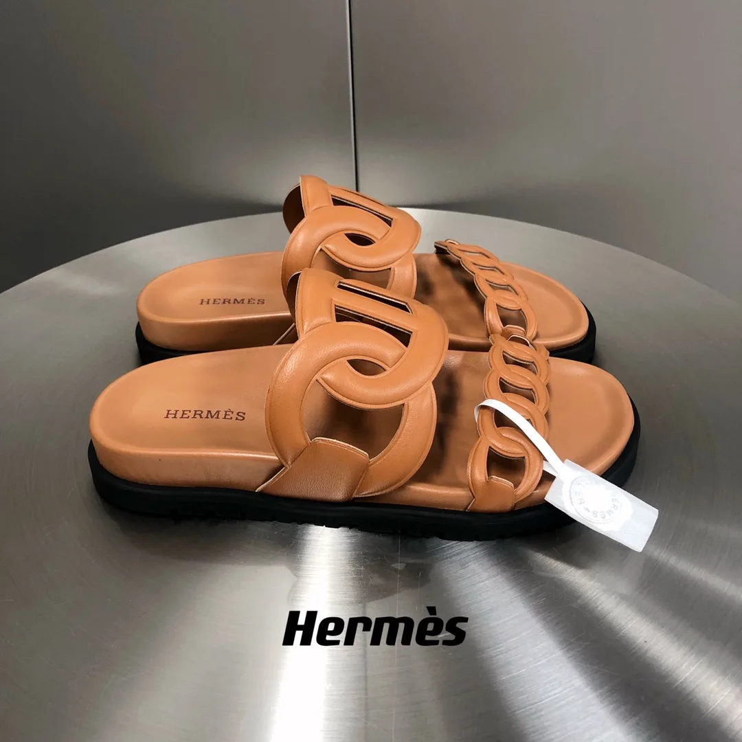 Hermes Extra Sandal Brown - Image 3