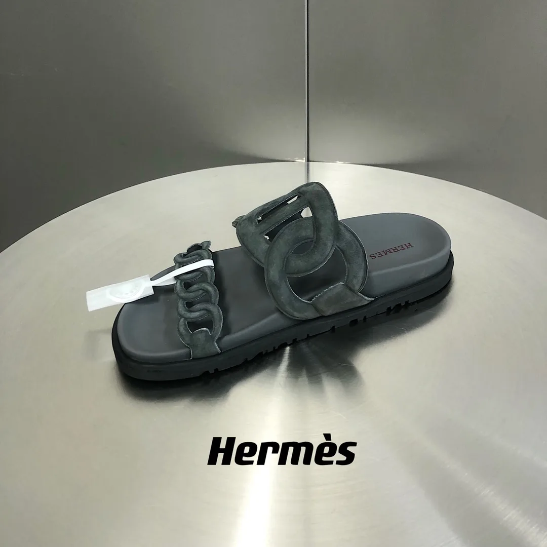 Alternative view of Hermes Extra Sandal Dark Grey