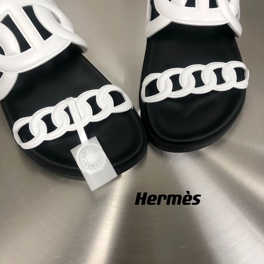 Alternative view of Hermes Extra Sandal White