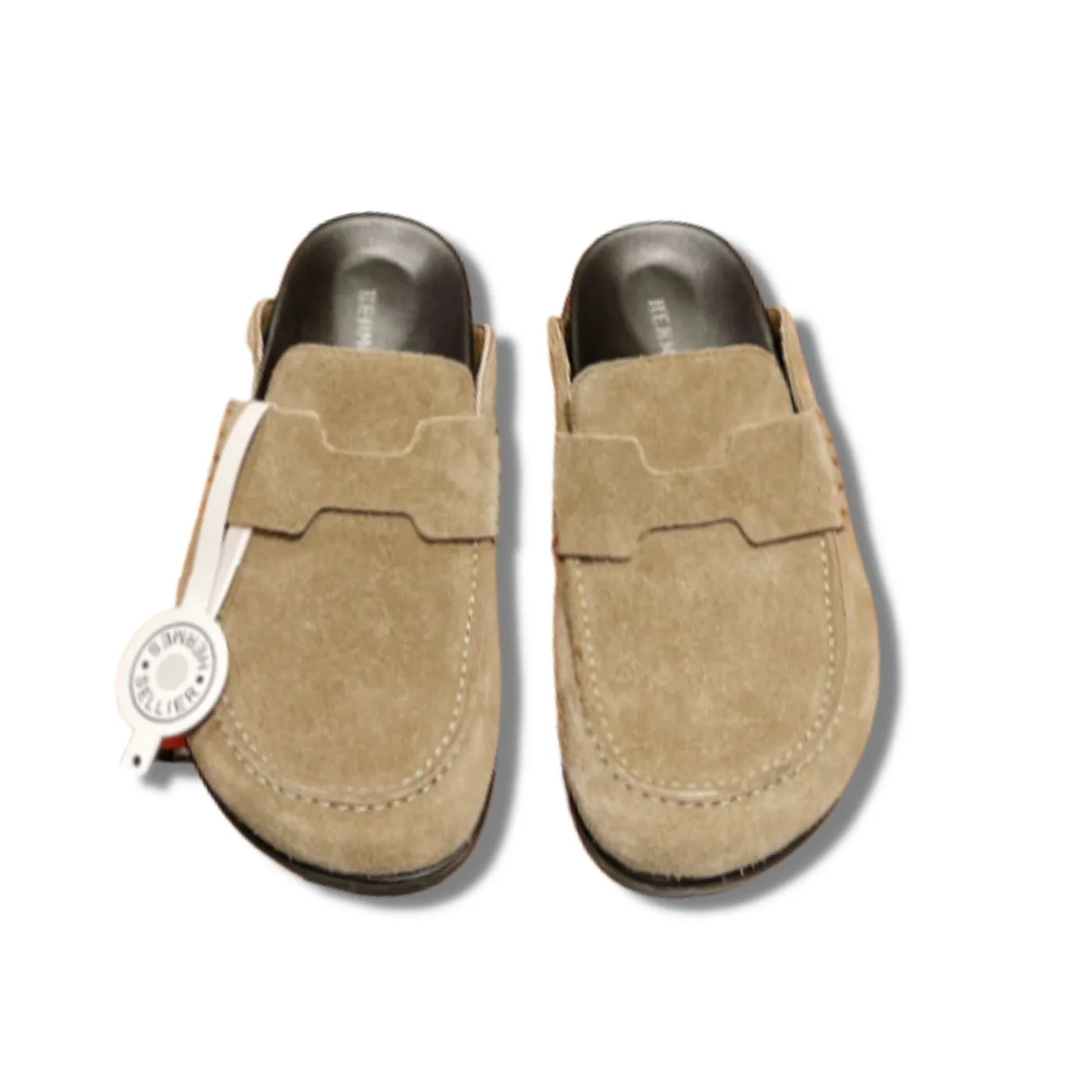 Hermes Go Mule Light Brown