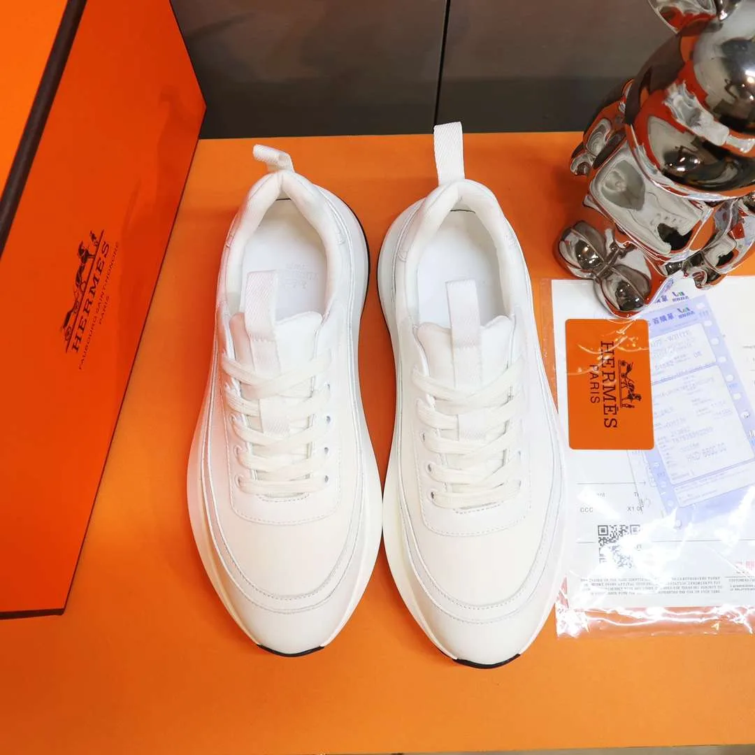 Hermes Gramme Sneakers White - Image 4