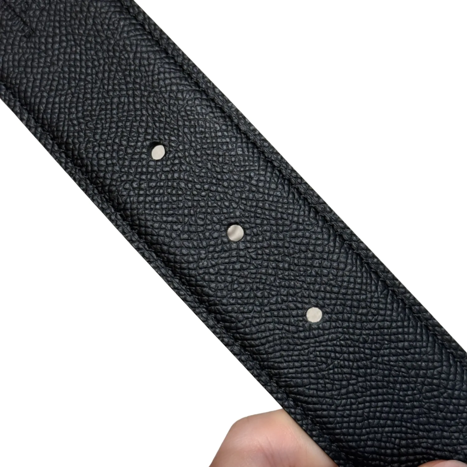 Hermès H-Zip Reversible Belt Black & Green - Image 5