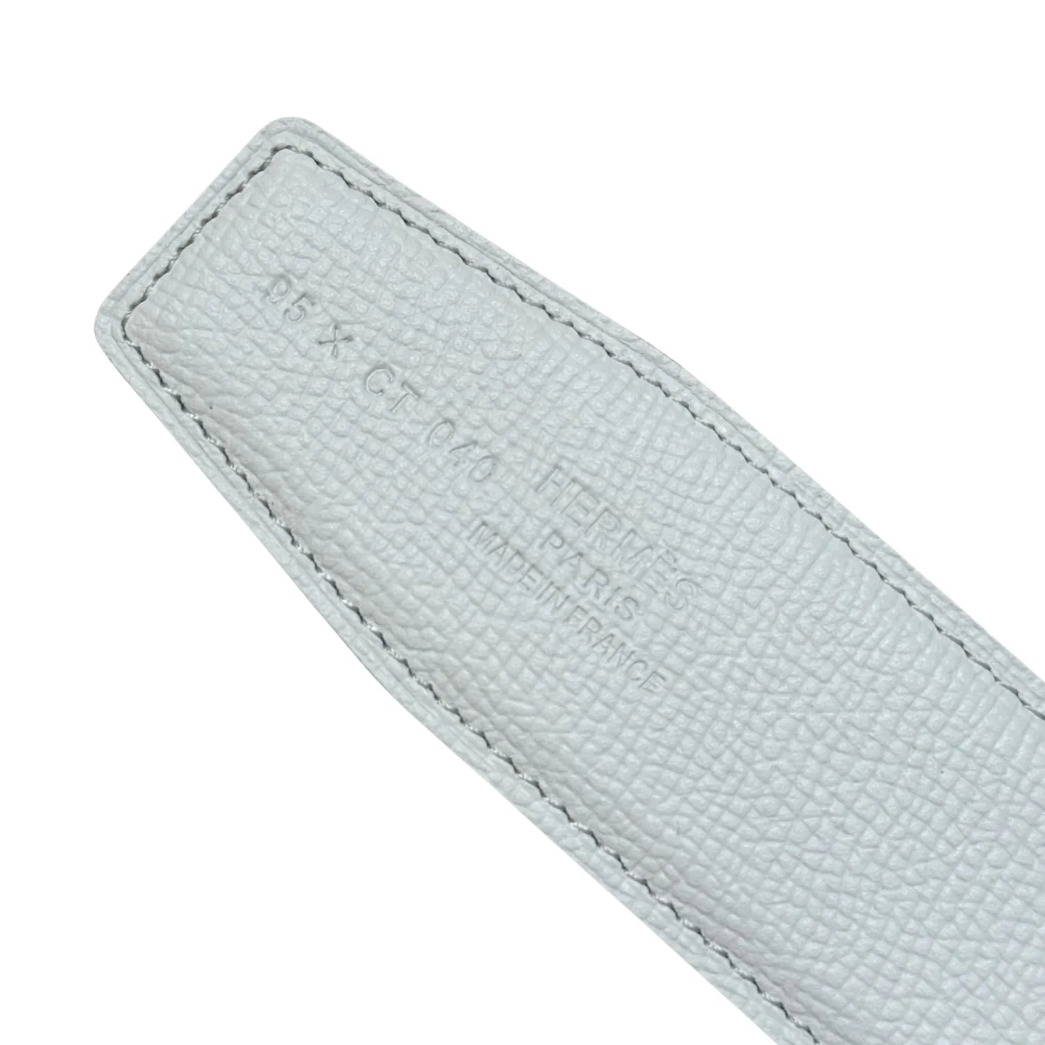 Hermès H-Zip Reversible Belt White & Black - Image 5
