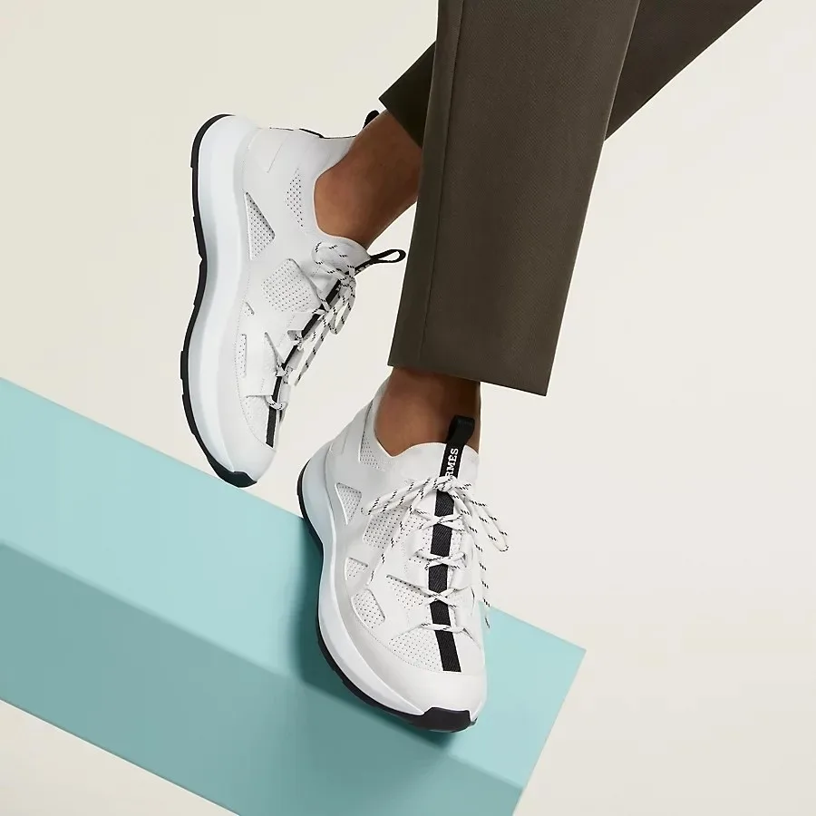 Alternative view of Hermes Katana Sneakers Blanc