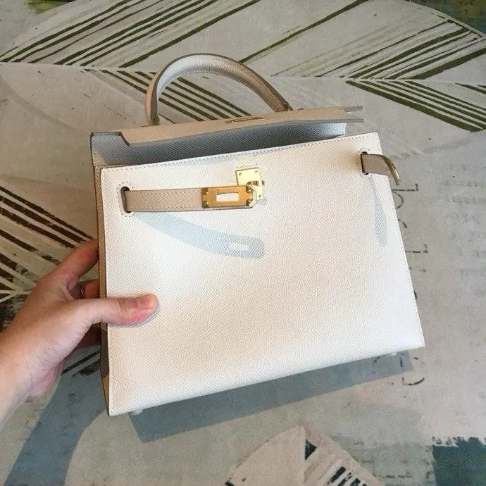 Hermes Kelly 25 White / - Image 4