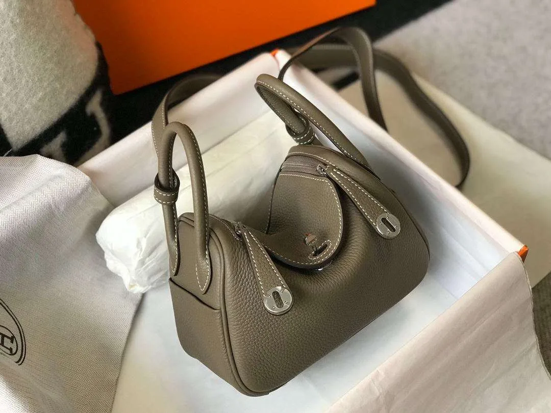 Alternative view of Hermes Lindy Mini Bag Brown