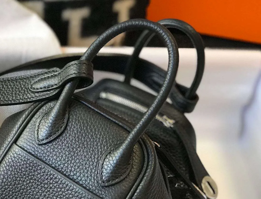 Hermes Lindy Mini Black / - Image 8