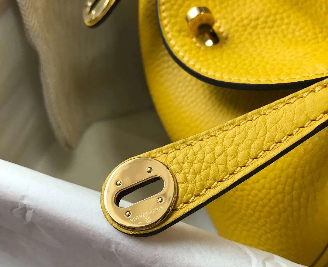 Hermes Lindy Mini Yellow / - Image 5