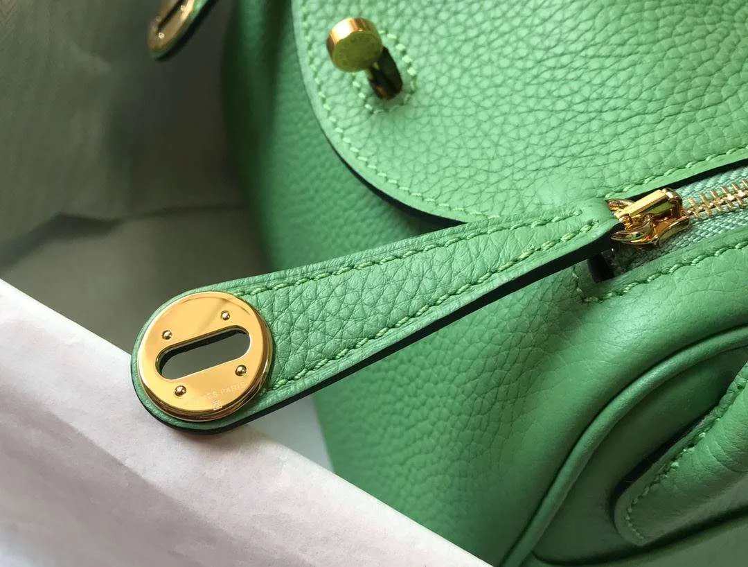Hermes Lindy Mini Green / - Image 6