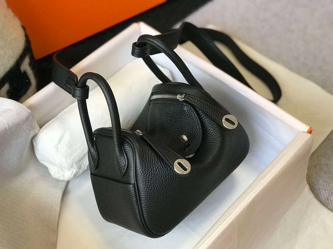Hermes Lindy Mini Black / - Image 10