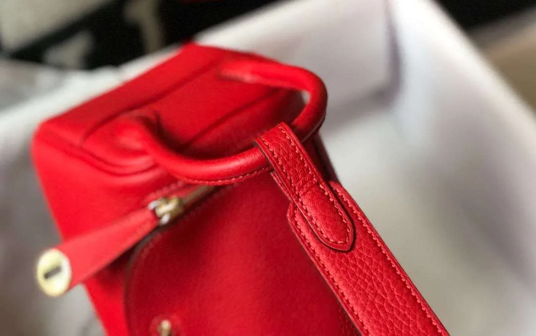Hermes Lindy Mini Red / - Image 6