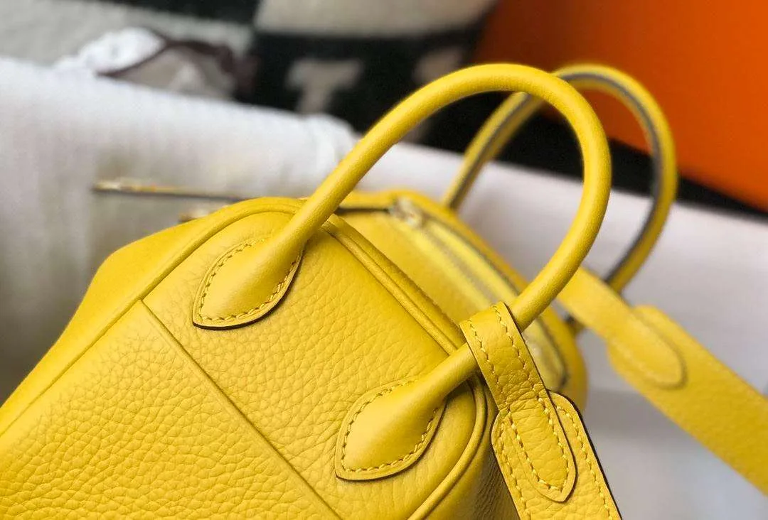 Hermes Lindy Mini Yellow / - Image 9