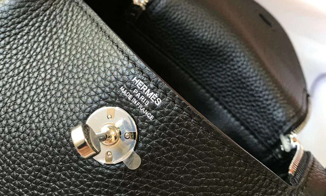 Alternative view of Hermes Lindy Mini Black /