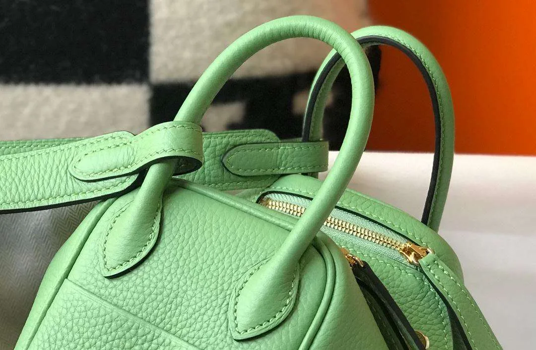 Hermes Lindy Mini Green / - Image 9