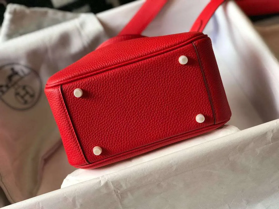 Hermes Lindy Mini Red / - Image 11